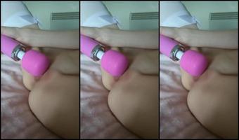 Watch Me Orgasm Hard With My Magic Wand - Amateur Teen