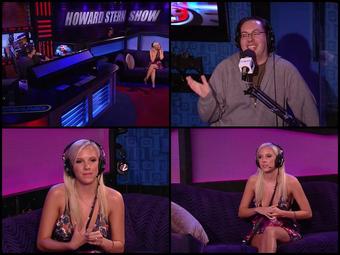 Britney Beth   Bibi Jones Groped By Howard Stern Staff   Sybian Ride