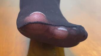 Giantess French Pedi Feet In Nylons
