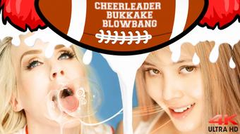 4K Cheerleader Bukkake w/ Virtual Geisha - July 12, 2018