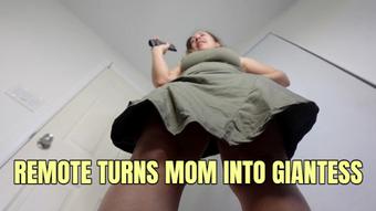 Remote Turns Mommy into Giantess - July 31, 2023