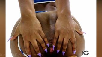 Asshole Spread With Thong To The Side