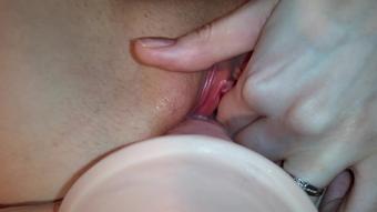 Pussy Fucking with big Dildo