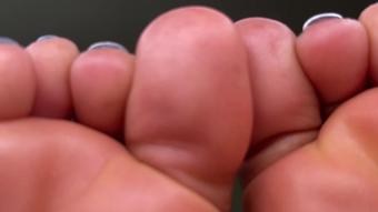 Close Up Of Ebony Toes
