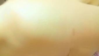 girl gives me a blowjob for the first time and I cum in her throat