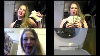 Eve Batelle Brat Flushes Your 300 Down Toilet Loser
