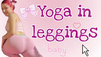 YOGA IN PINK LEGGINGS