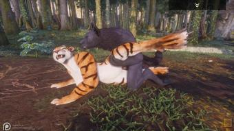 Wild Life / Werewolf and Tiger Girl in the woods