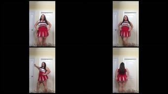 Jessisamessvids Free Vid Cheer Costume Try On Model