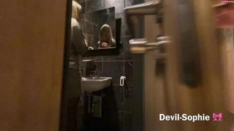Fastfood Piglets - Really Messed Up The Fast Food Toilet Full Of Piss With Devil-Sophie