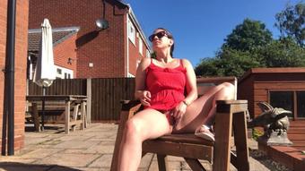 Fingering Myself in the Garden
