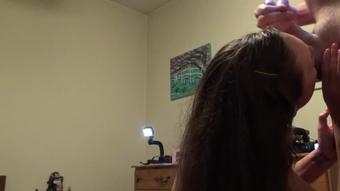Olivia WIlder licks my balls then I cum