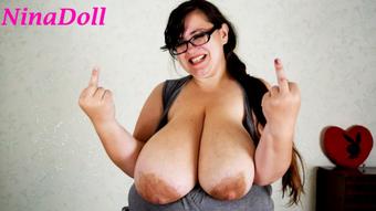 SPH with middle finger from BBW MILF