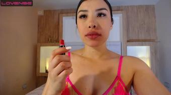 Saliva Spills from Deepthroat Bliss