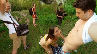 Mysweetapple Public Sex For A Crew Of Film Makers
