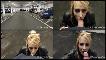 Sammie Cee   Underground Carpark Bj   Facial   Manyvids