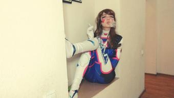 D.VA Cosplay - I smoke and ignore you - Jul 7, 2020