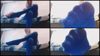Lilcharlotte Cum All Over My New Blue Pantyhose Manyvids