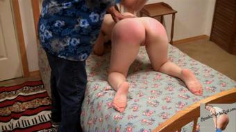 Courtney Little Bad Attitude spanking POV 2