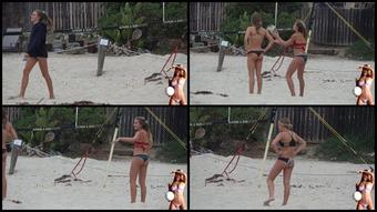 Teenbikinivolleyballduo