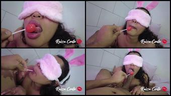 Raissaconte 04 10 2021 2238198518 Little Bunny Sucking Lollipop And Getting Cum In The Face