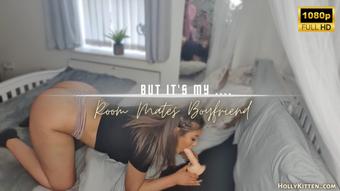 Room mates boyfriend morning sex
