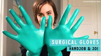 Surgical Gloves Handjob & JOI
