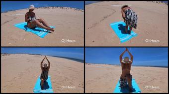 Itsoliheart 12 08 2020 690619839 Full Video 7 Doing Naked Yoga At A Nude Beach So Much Joy On This Video
