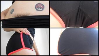 Xxsmiley Bubble Butt And Camel Toe In Spandex