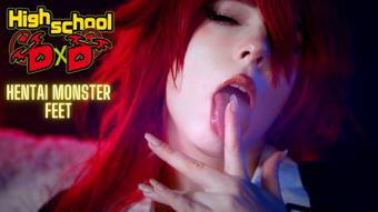 Rias Gremory summoned monster to Fuck