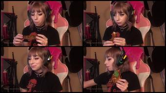 Emmababy420   Watch Me Stuff My Face   Manyvids