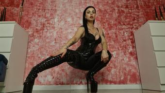 Leather humiliation and ballbusting - June 17, 2023