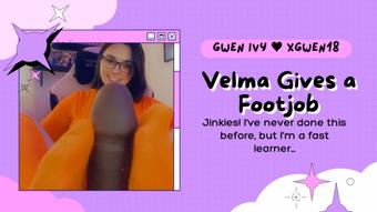 Velma Gives a Footjob - December 04, 2022