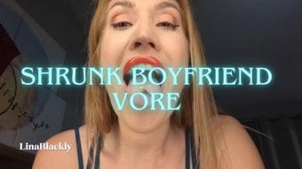 Shrunken Boyfriend VORE - Giantess