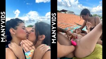 intense lesbian sex with kisses and a FIST fuck in the pussy