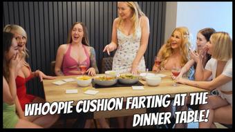 Whoopie Cushion FARTING girls - April 21, 2023