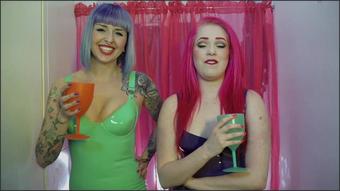 Latex Barbie Latex Barbie And Abbey Mars Party Girls Use You