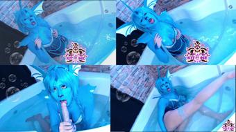 PokemonSex:Vaporeon Blowjob&Masturbation