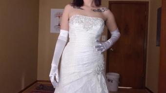 Wedding Dress Strip Tease