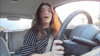 Bigbuttbooty Fingering Myself While Driving