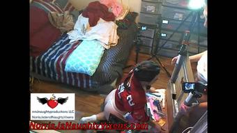 Spycam behind the scenes of Webcam show