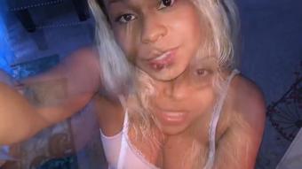 Belly Button Cum Dump After A Long Hard Day at Work