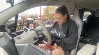 Sexy Masturbating Drive Thru