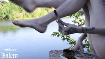 Mistress Salem Sex Magick Feet Anointing Ritual Joi