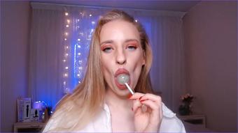 Sucking lollypop like it's your cock - November 05, 2020