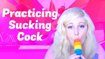 Rainbow Dildo Blowjob - Nov 2, 2020