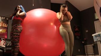 Adrienne & Paris Inflatable Fun - PART 2