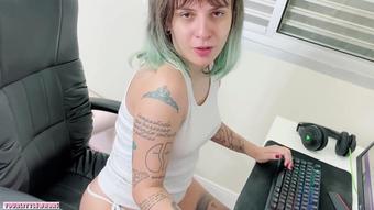 I Tied My Tiny Fart Slave To My Panty