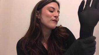Kallmekrystal Femdom Nurse In Black Latex Gloves Manyvids