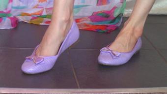 Ballet Flats Feet & Leg Flexing